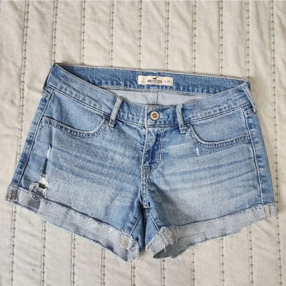 Hollister Womens Blue Short Shorts